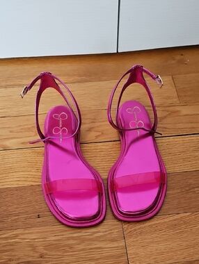 Jessica Simpson Betania Sandals Fuschia Pink 6.5